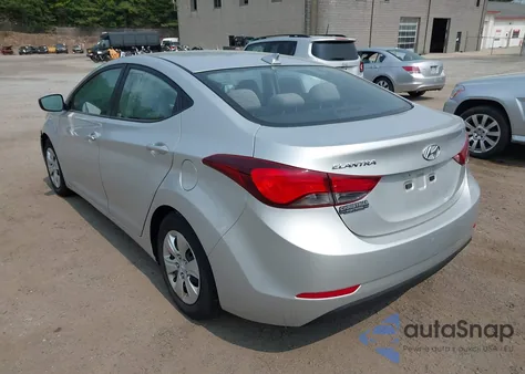 2016 Hyundai Elantra Se из США, поврежденный, VIN 5NPDH4AE0GH685707
